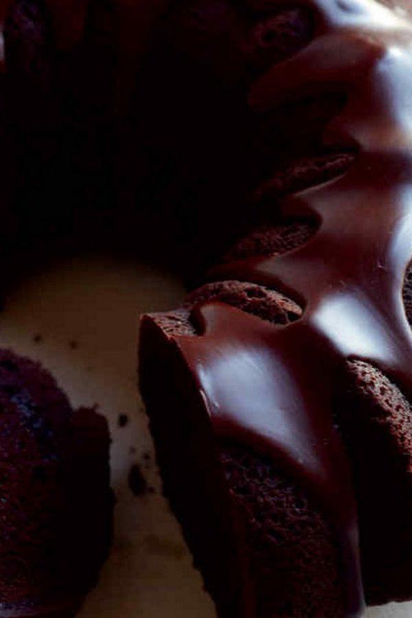 рецепт шоколадного кекса с глазурью