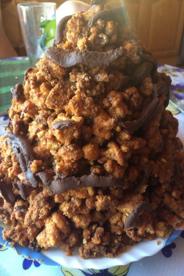 рецепт торта муравейник из печенья без выпечки