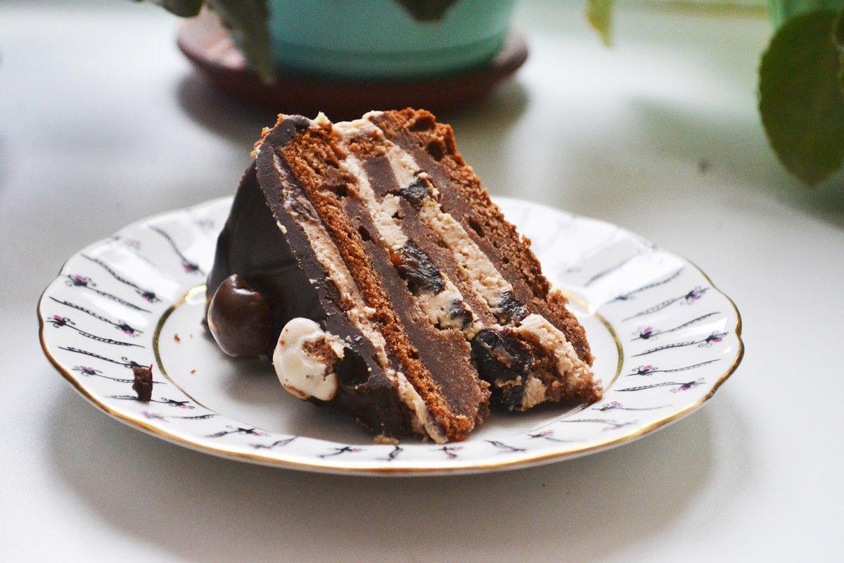 Шоколадный торт с черносливом | Кулинарный портал paraskevat.ru